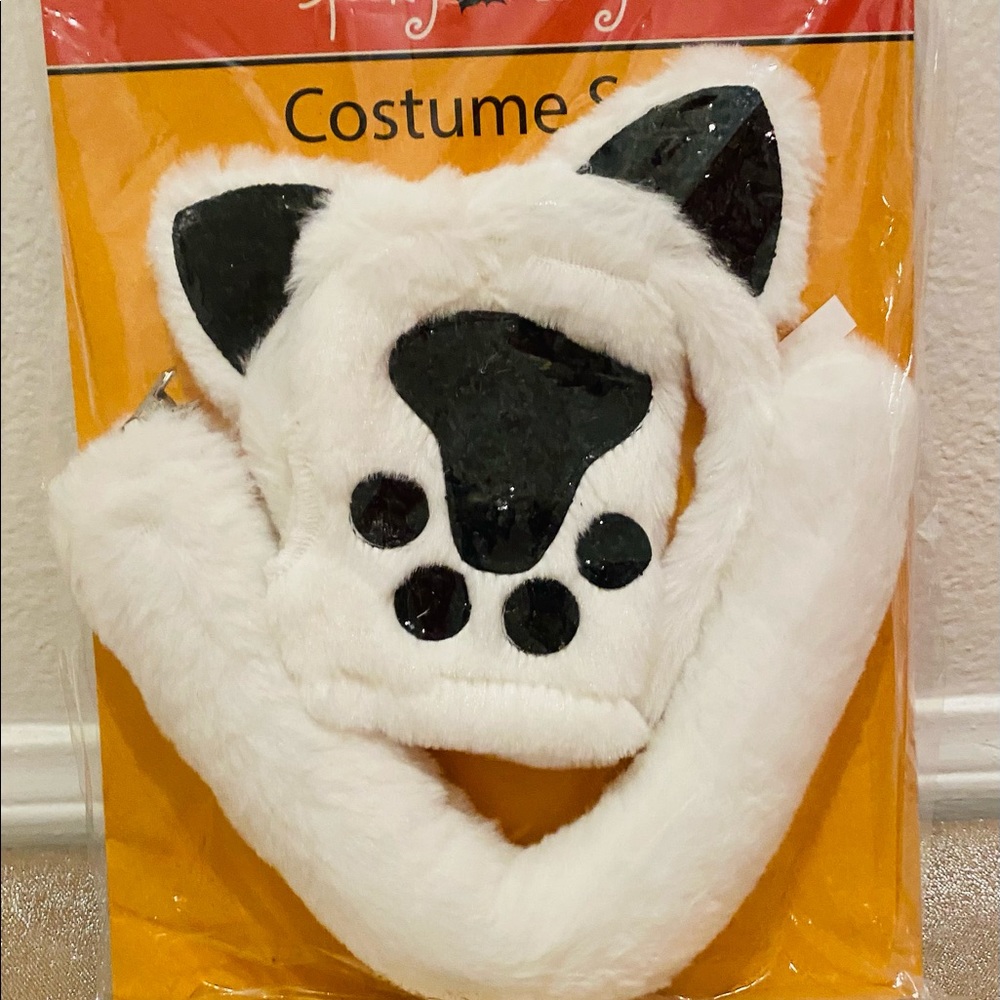 3 pc Halloween Accessories Cat Set New